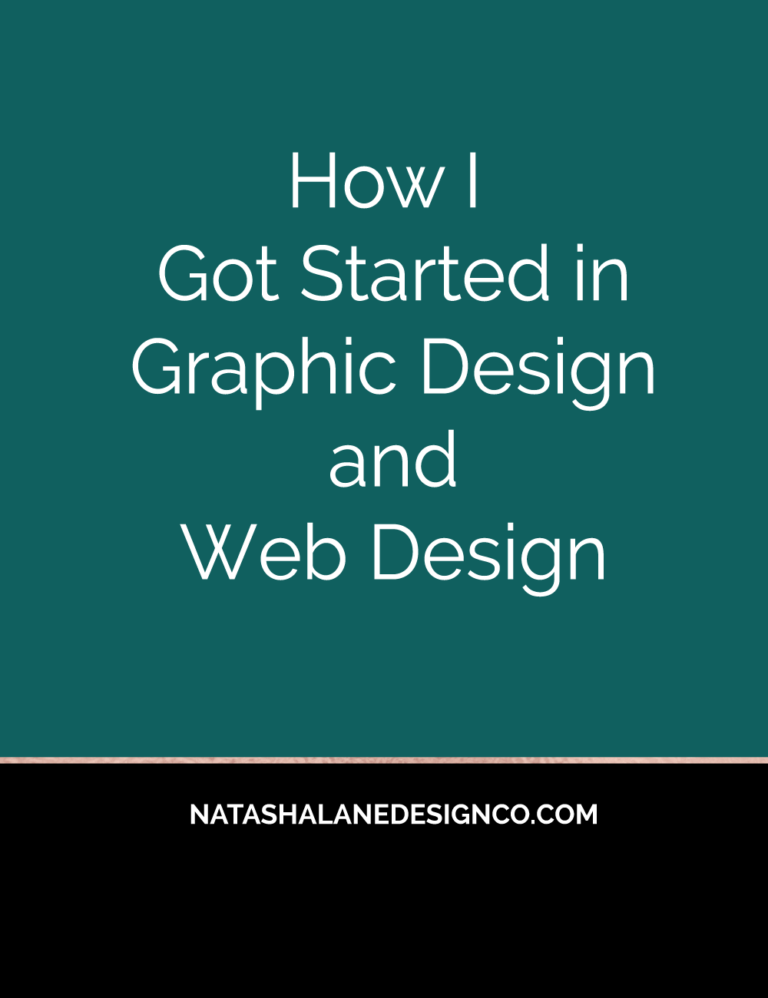 How I got started in Graphic Design and Web Design