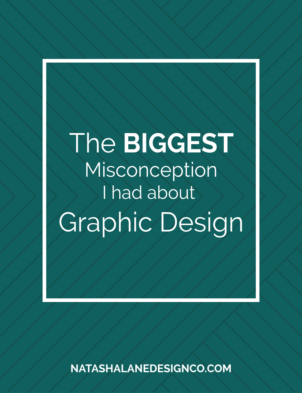The Biggest Misconception I had about Graphic Design blog title