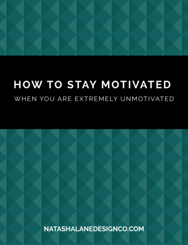 How to Stay Motivated When You Are EXTREMELY Unmotivated