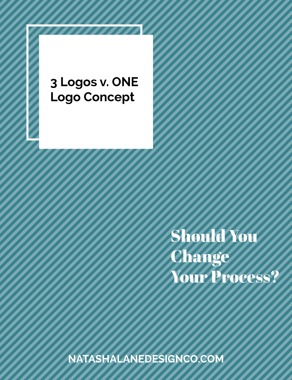 3 logos vs 1 logo concept 
