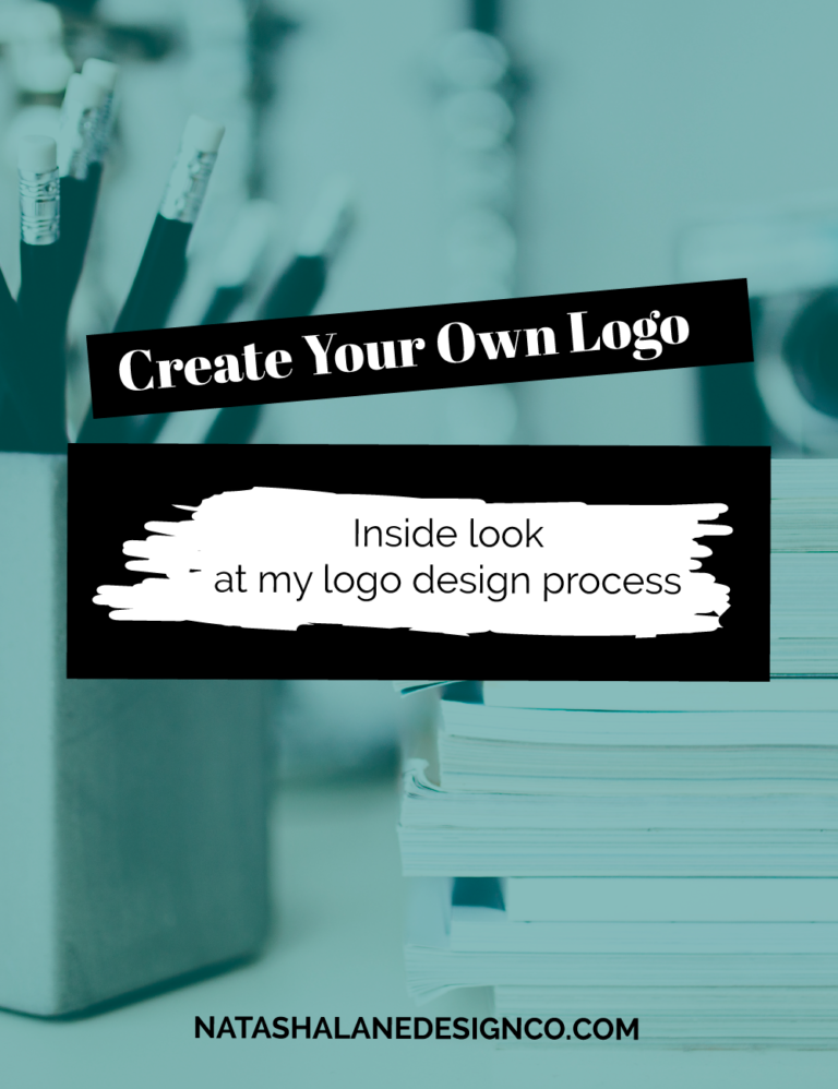 Create Your Own Logo: Inside look at my logo design process