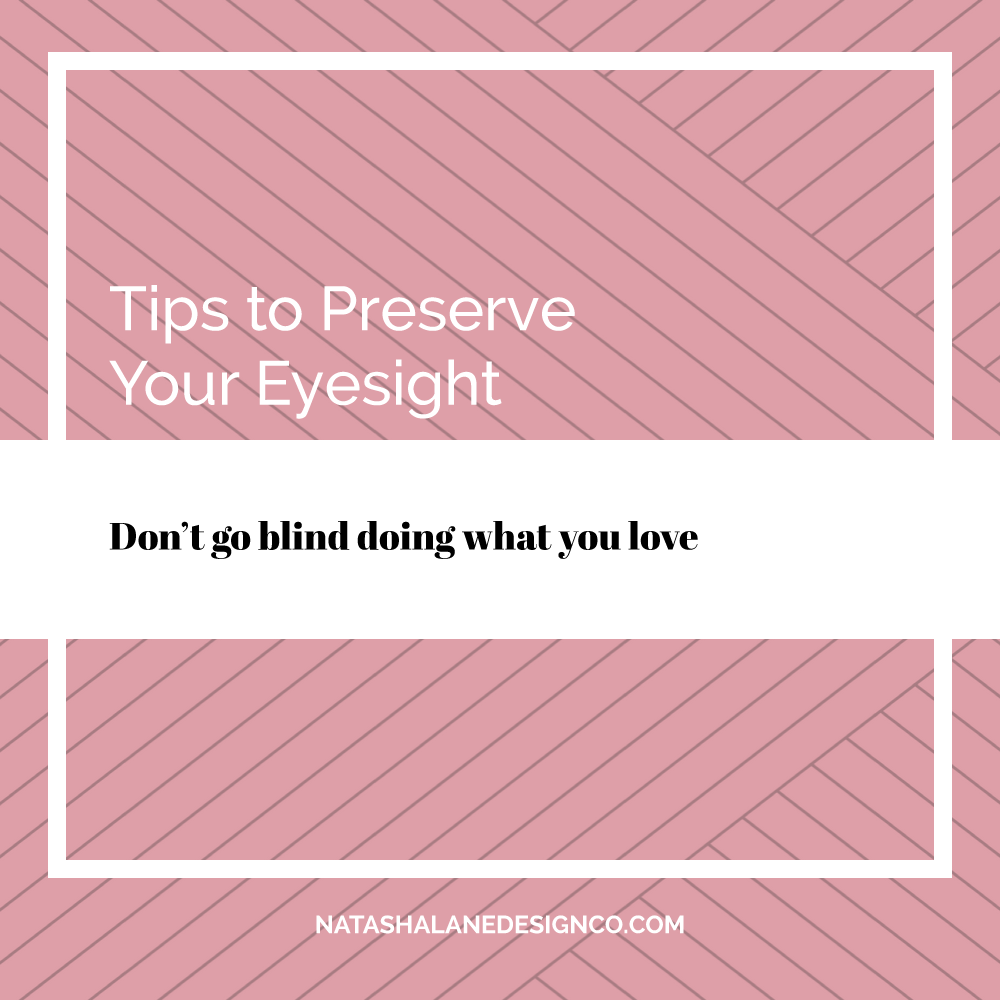 Tips to Preserve Your Eyesight