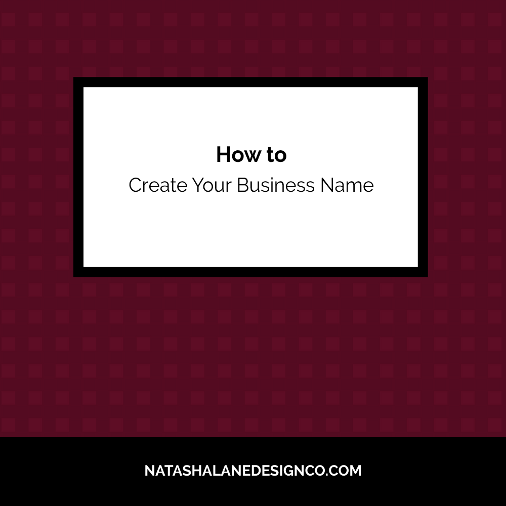 How to Create Your Business Name