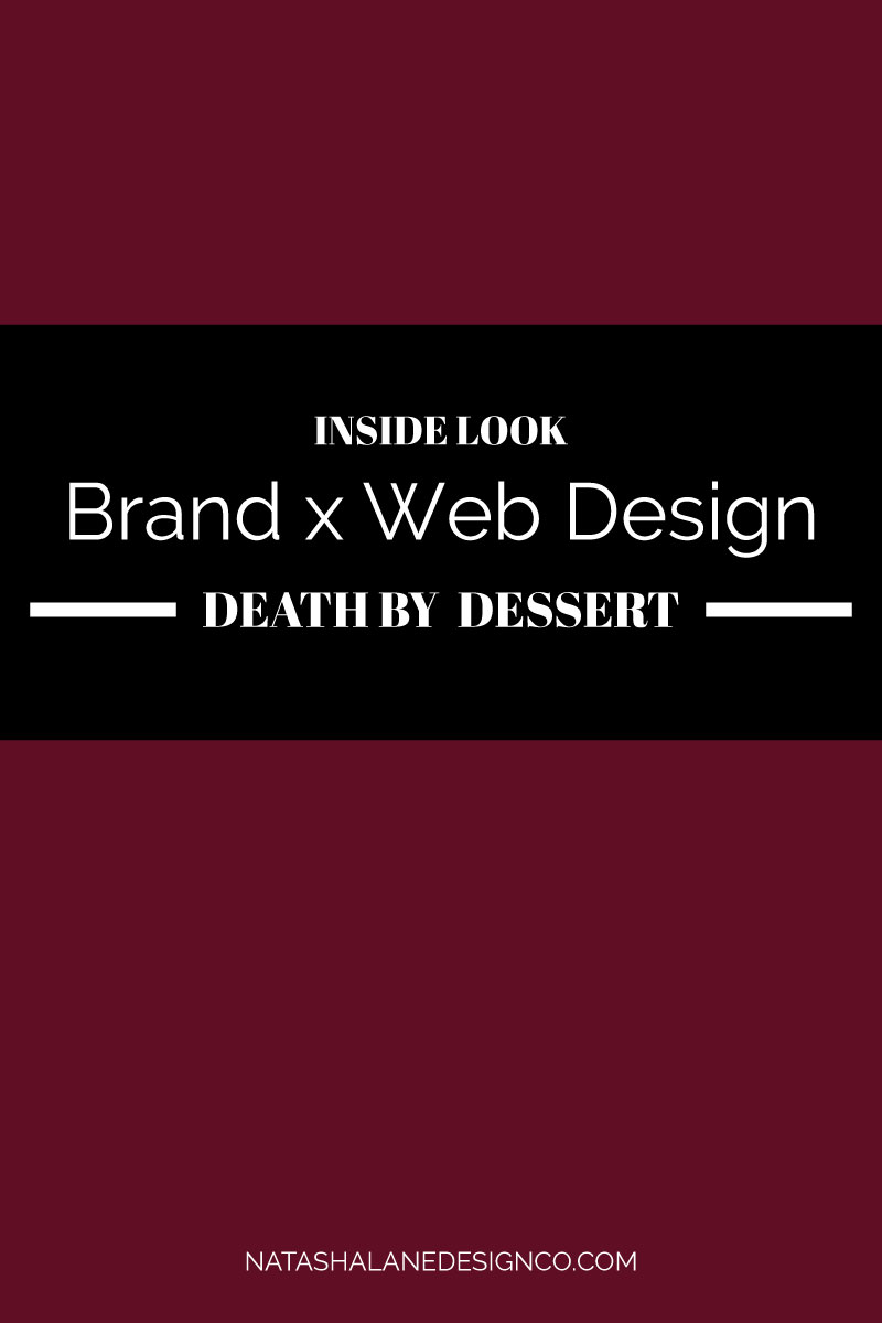 Brand x Web Design for Death by Dessert