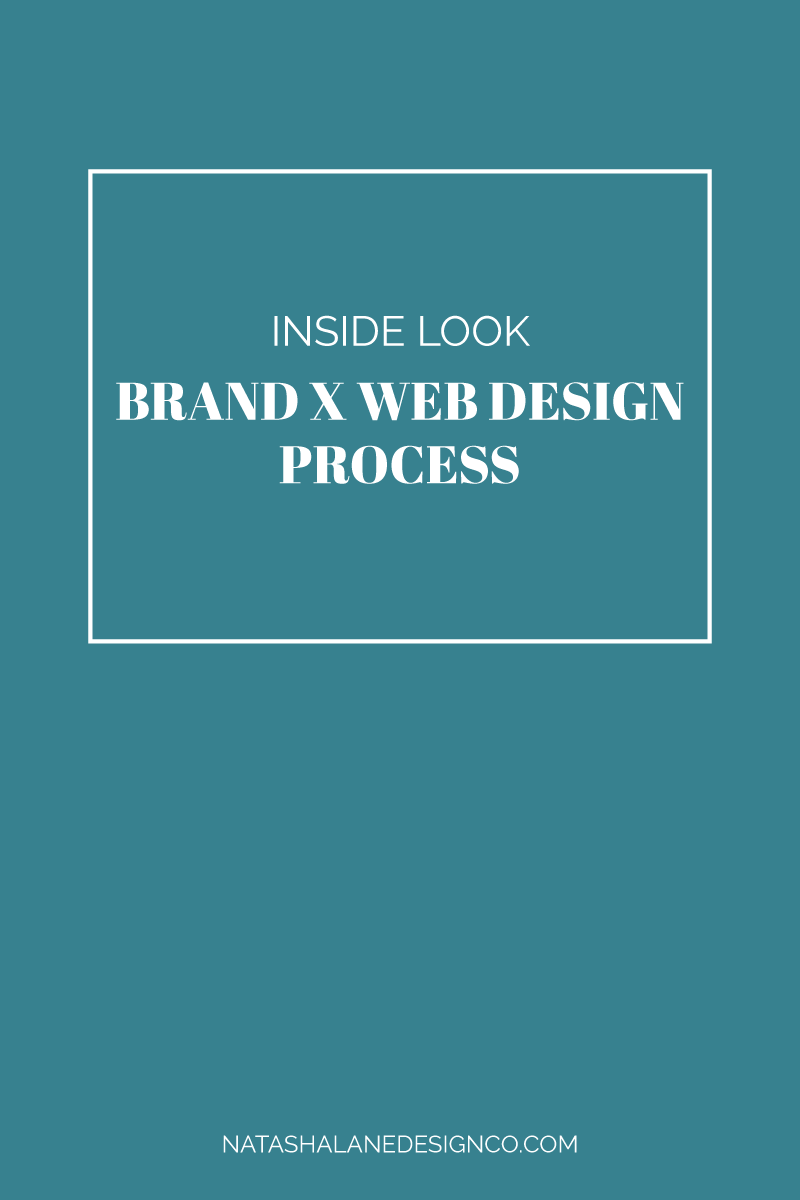 Brand x web design process