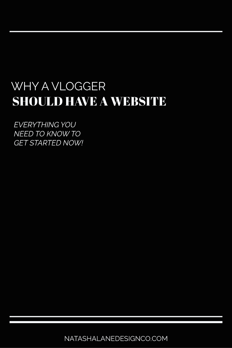 Why a vlogger should have a website