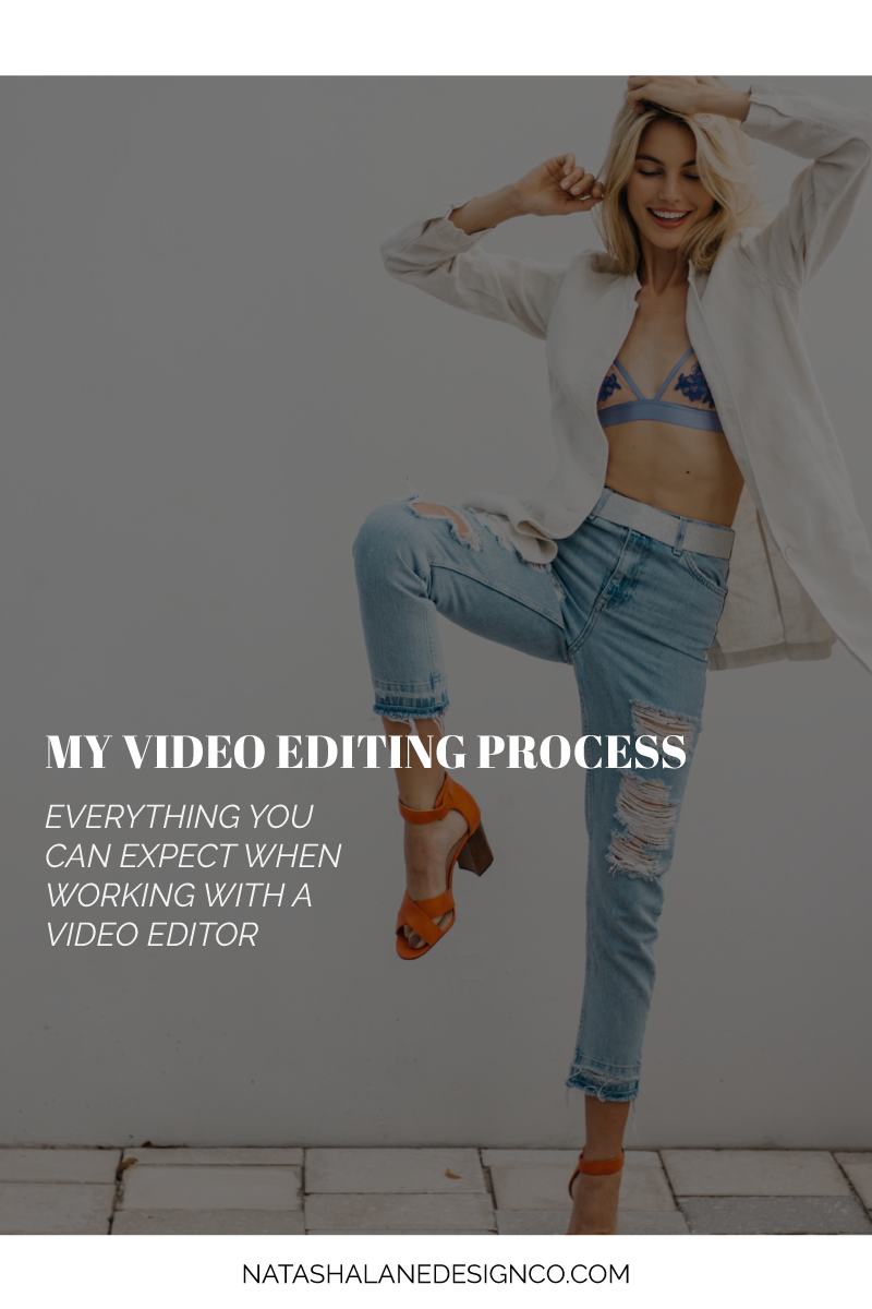 Video editing process