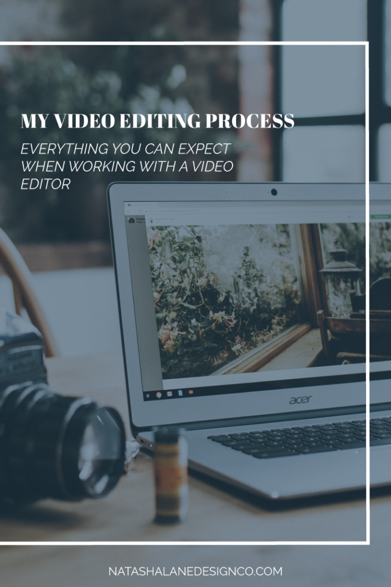My video editing process