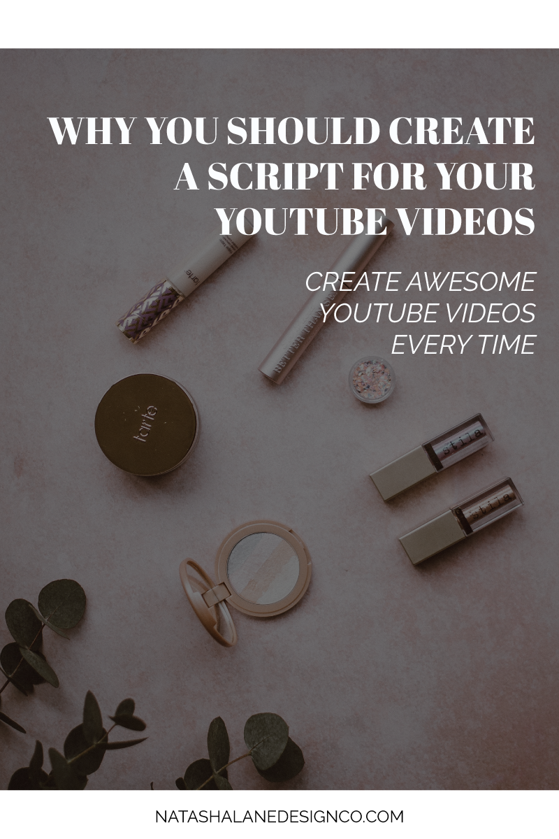 Why you should create a script for your YouTube videos
