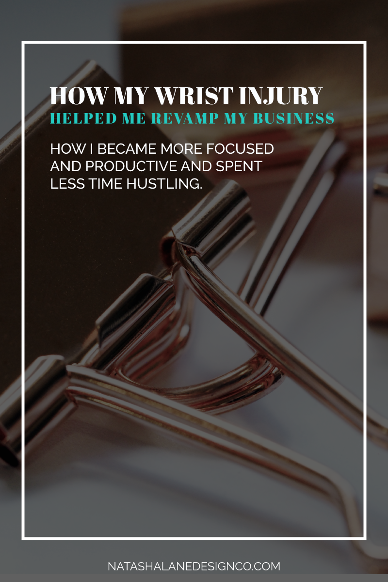 How my wrist injury helped me revamp my business