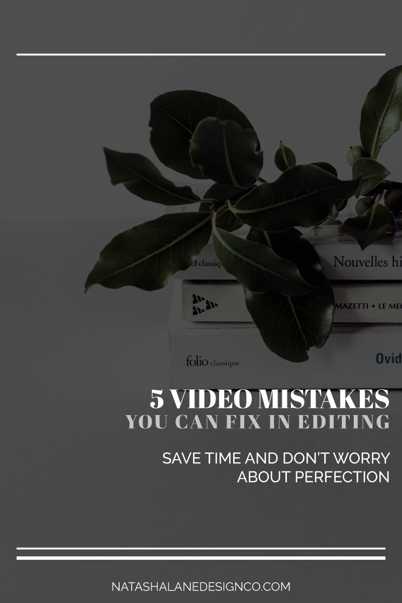 5 video mistakes you can fix in editing