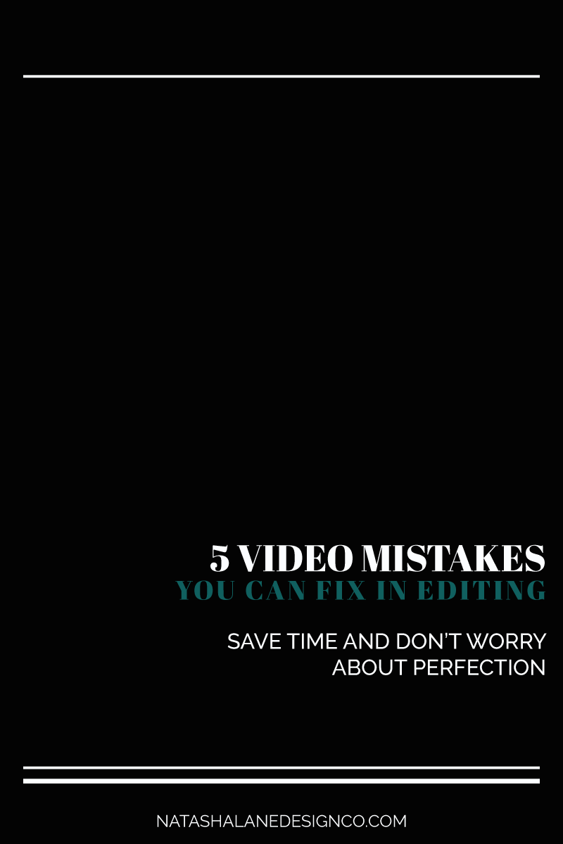 5 video mistakes you can fix in editing