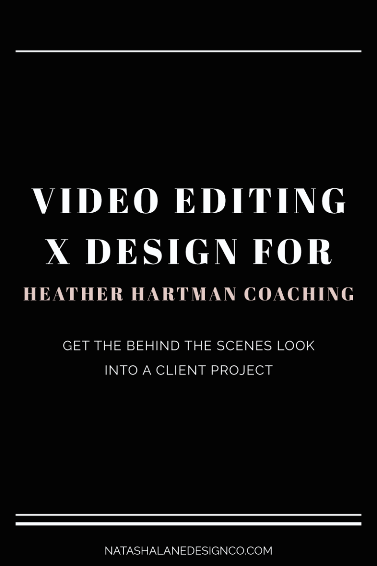 Video Editing and Design for Heather Hartman Coaching