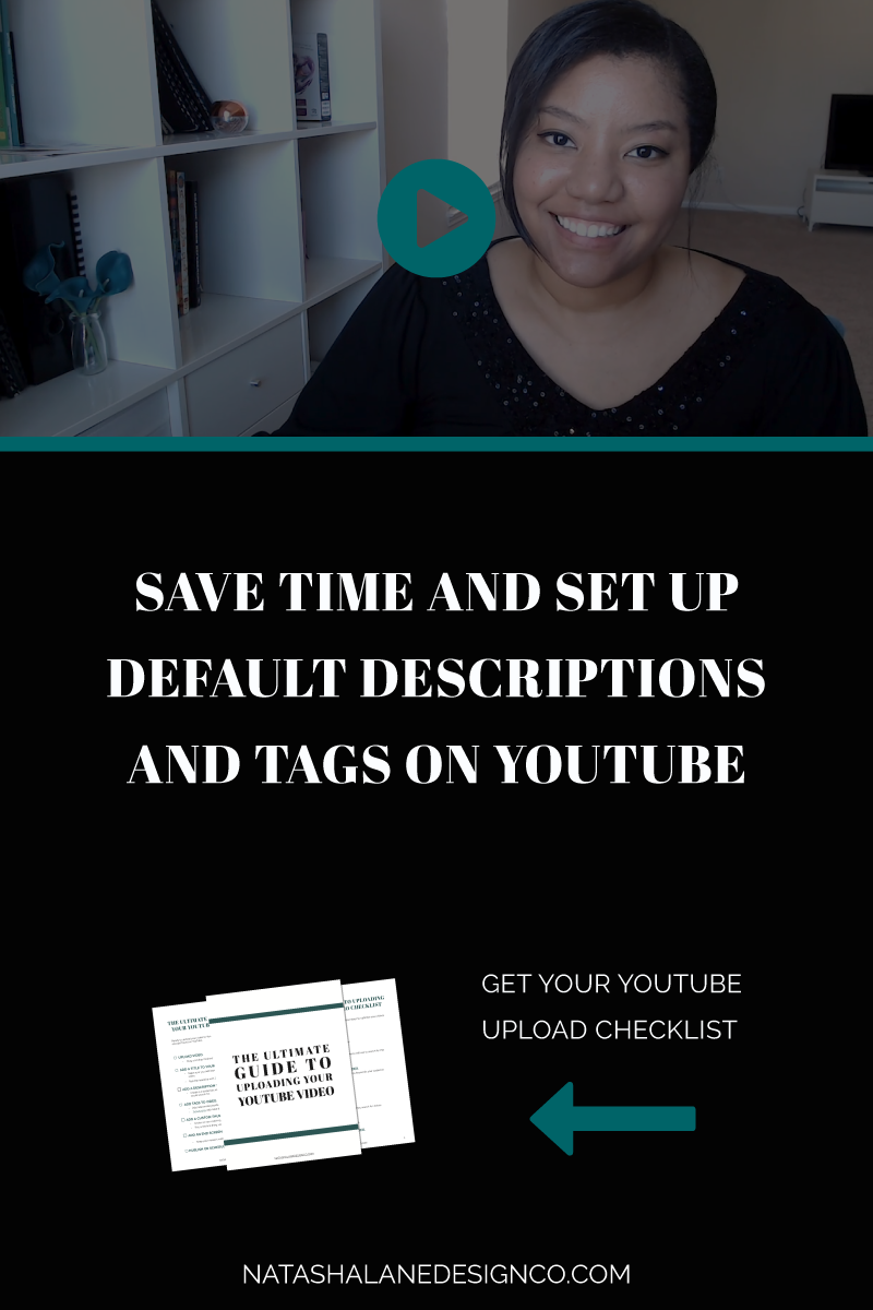 Save time and create default descriptions and tags on YouTube