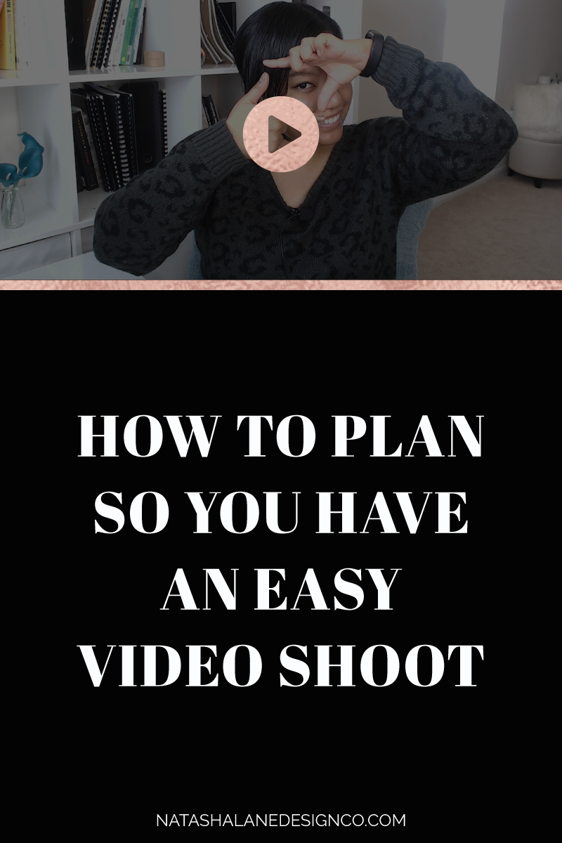 How to plan so you have an easy video shoot