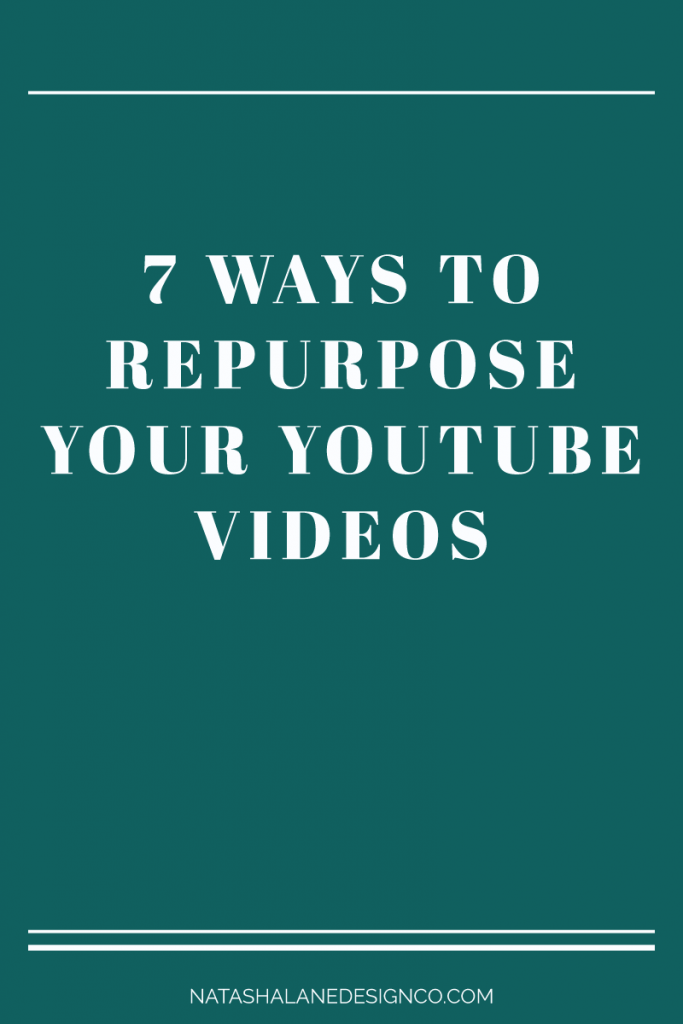7 ways to repurpose your YouTube videos