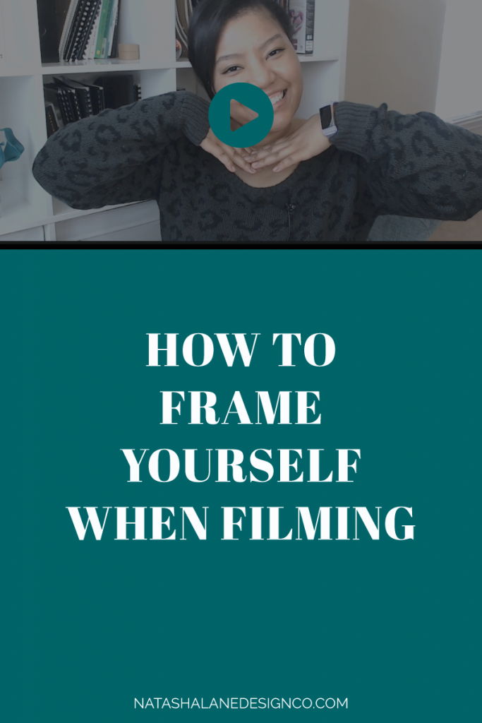 How to frame yourself when filming