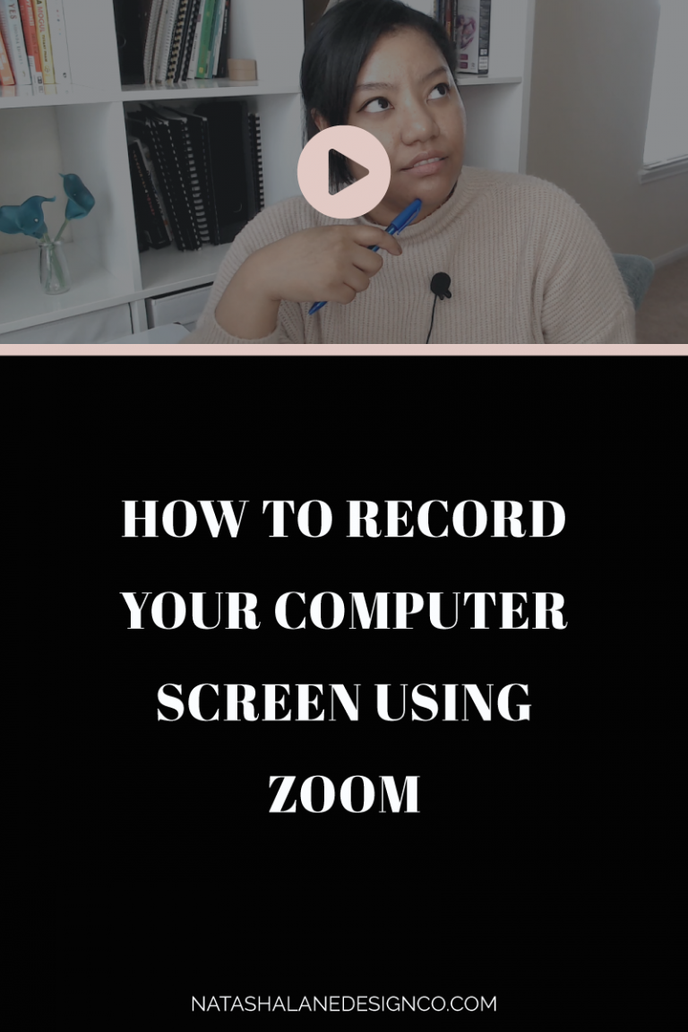 How to record your computer screen using Zoom