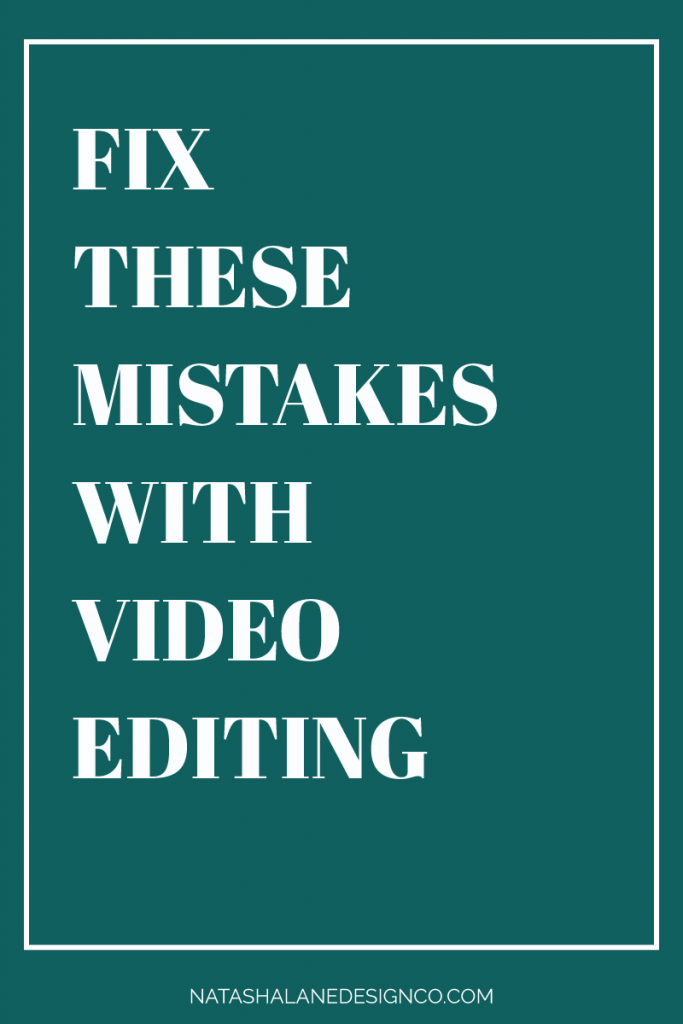 5 things you can fix with video editing
