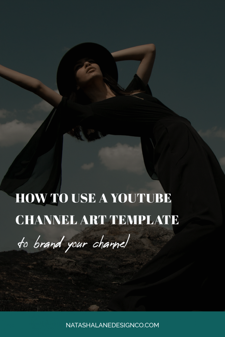 How to use a YouTube Channel Art Template to brand your channel