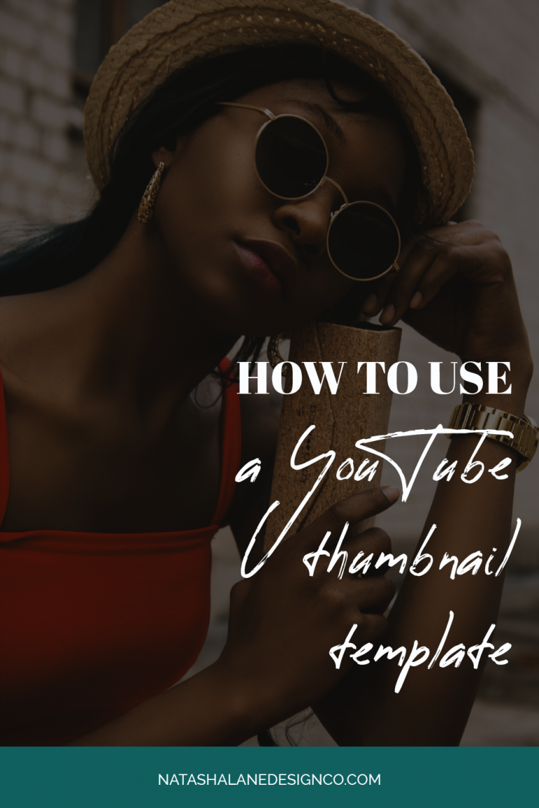 How to use a YouTube Thumbnail Template