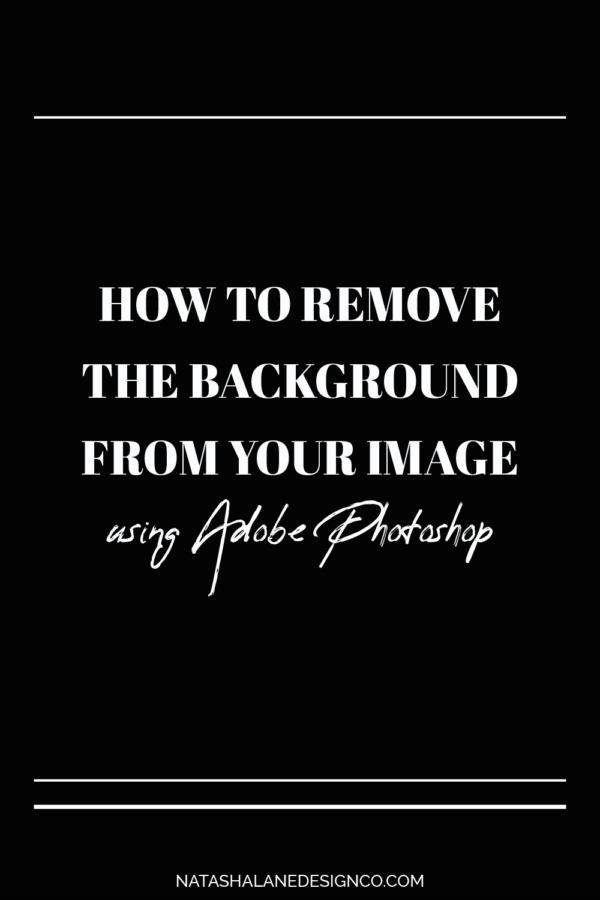 How to remove the background from your image to create YouTube ...