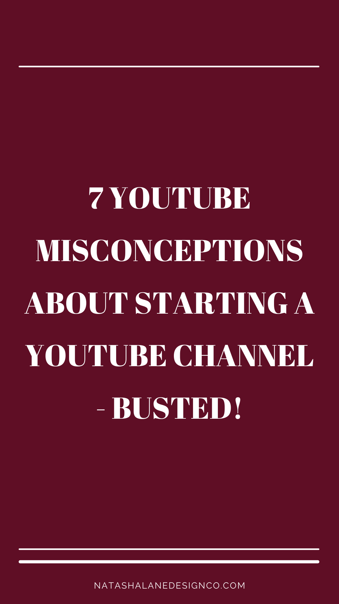7 YouTube misconceptions about starting a YouTube channel - busted! (4)