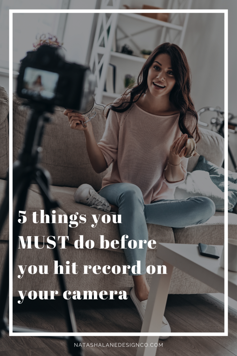 First YouTube video? (5 things you MUST do before you hit record on your camera)