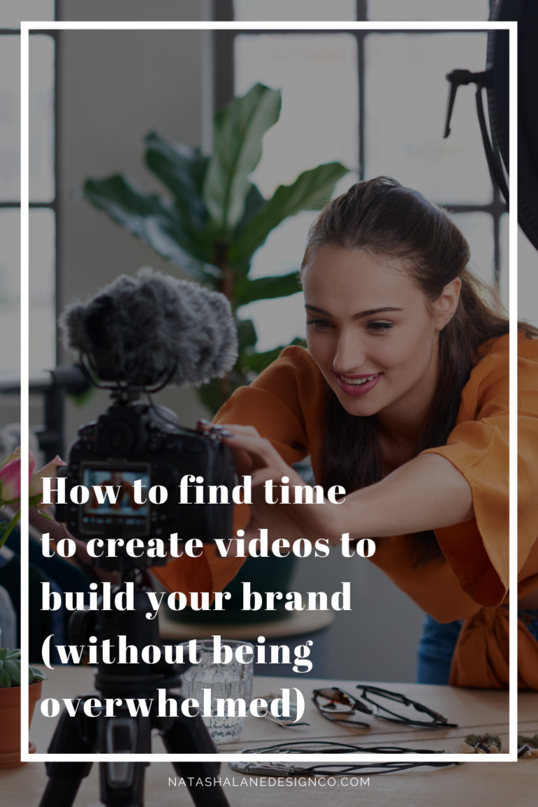 How to find time to create videos to build your brand (without being overwhelmed)