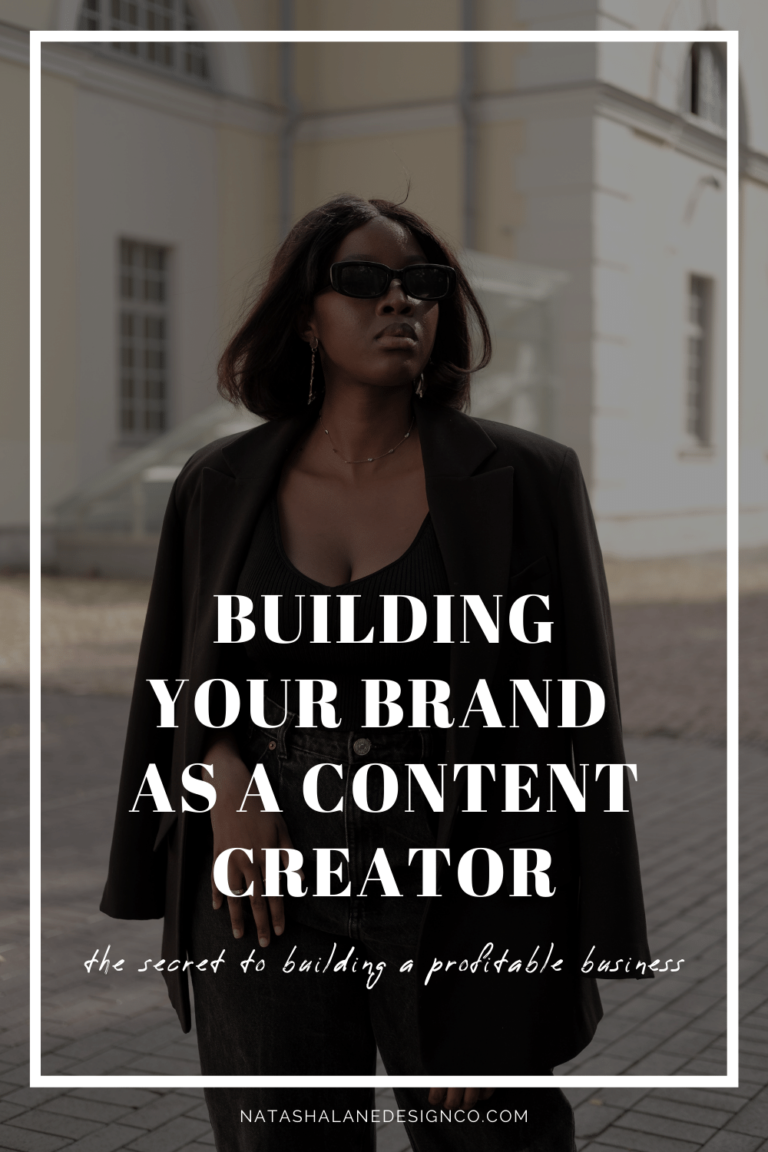 Building your brand as a content creator (the secret to building a profitable business)