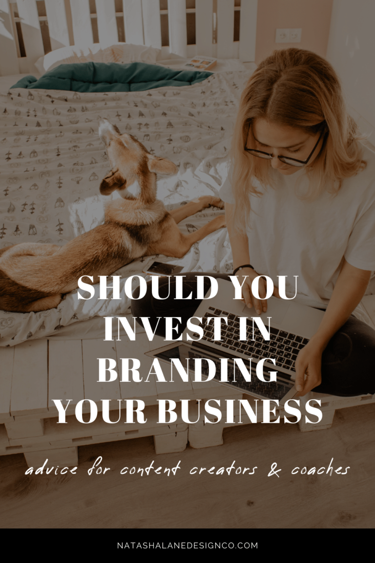 Should you invest in branding your business (advice for content creators and coaches)