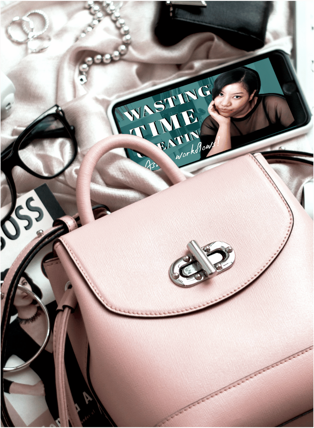 Paigon's YouTube channel with pink purse