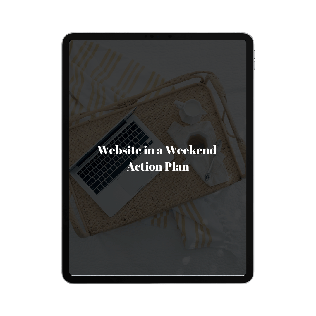 Website in a Weekend Action Plan