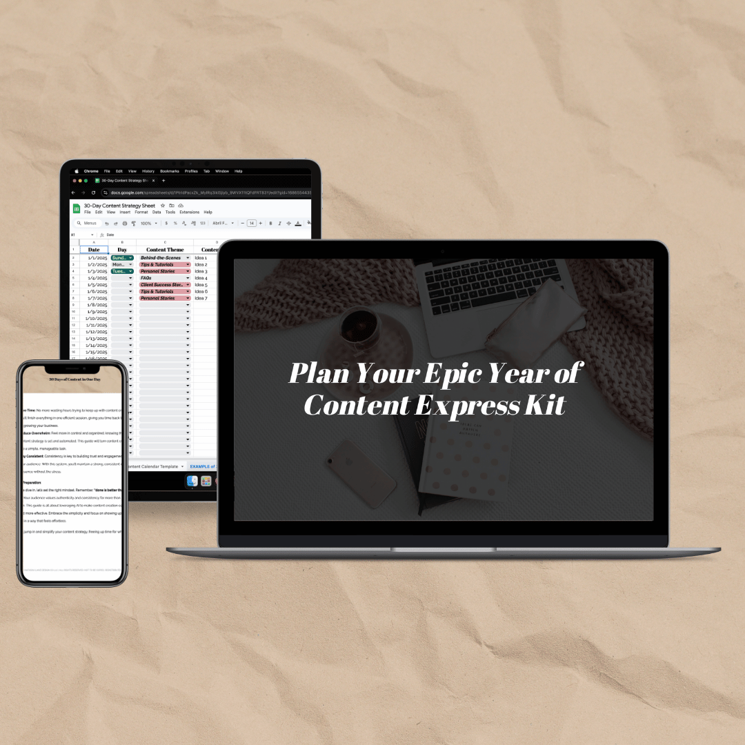 Plan Your Epic Year of Content Express Kit