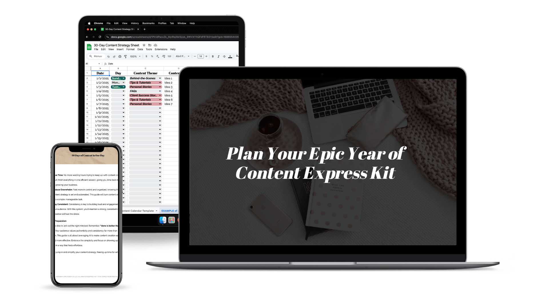Plan Your Epic Year of Content Express Kit